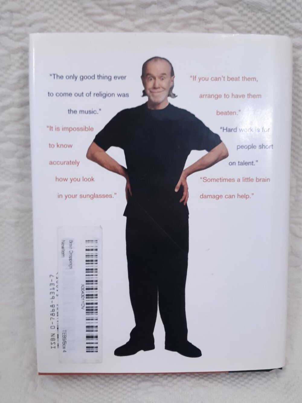 George Carlin 3 Hardcover Book Set Brain Droppings Napalm Silly Putty Comedy - Picture 13 of 13